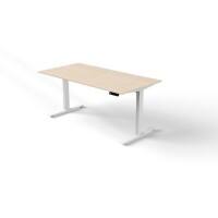 Bureau assis-debout Kerkmann Move 3 Rectangulaire Brun érable Pied en T 1600 (L) x 800 (P) x 1200 (H) mm Bois