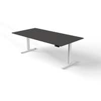 Bureau assis-debout Kerkmann Move 3 Rectangulaire Anthracite Pied en T 2000 (L) x 1000 (P) x 1200 (H) mm Bois