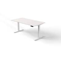 Bureau assis-debout Kerkmann Move 3 Rectangulaire Blanc Pied en T 1600 (L) x 800 (P) x 1200 (H) mm Bois