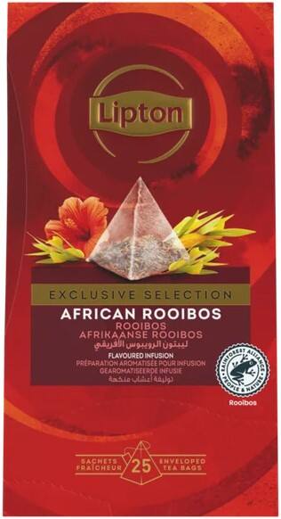 Lipton Exclusive Selection African Rooibos Thee Zakjes 25 Stuks à 2 g