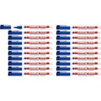 edding 400 Permanentmarker Fijn Ronde punt 1 mm Blauw Navulbaar Waterbestendig 16 + 4 gratis