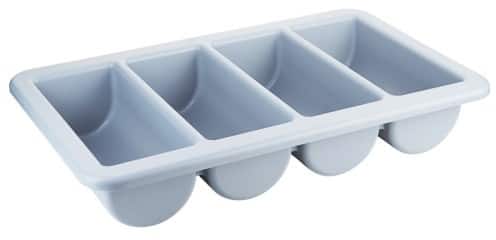 Tiroir à couverts Contacto GN 1/1 4 compartiments Gris 53 × 32,5 × 10 cm