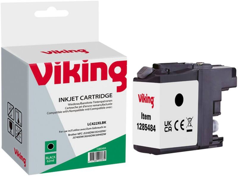 Cartouche jet d’encre Viking LC-422XLBK Compatible NB-RLC422XLBK Noir