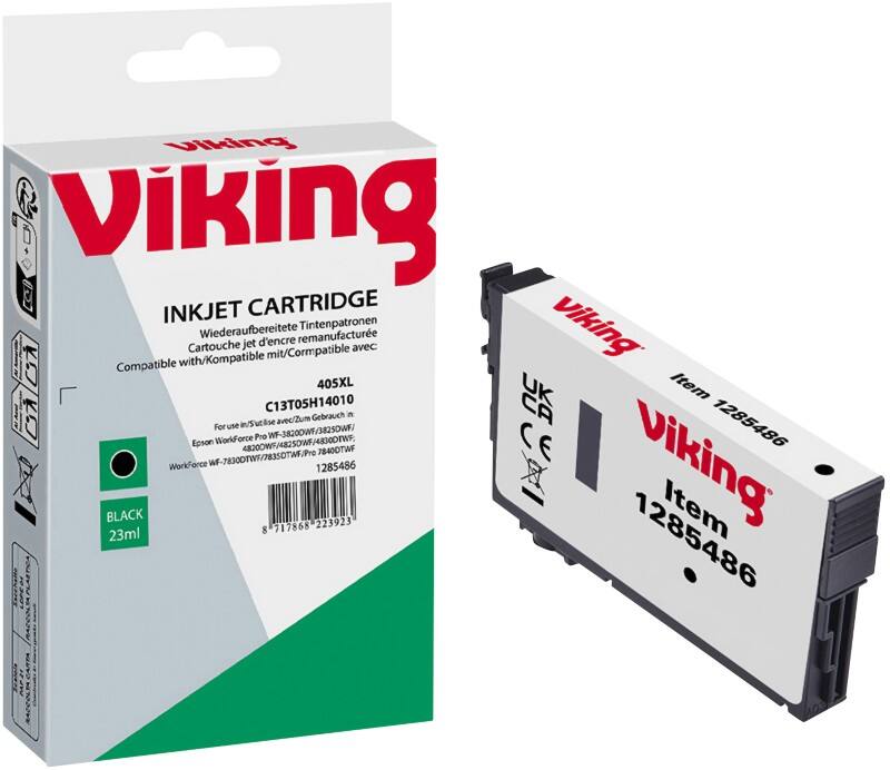Viking C13T05H14010 Compatibel Inktcartridge NE-RT405XLBK Zwart