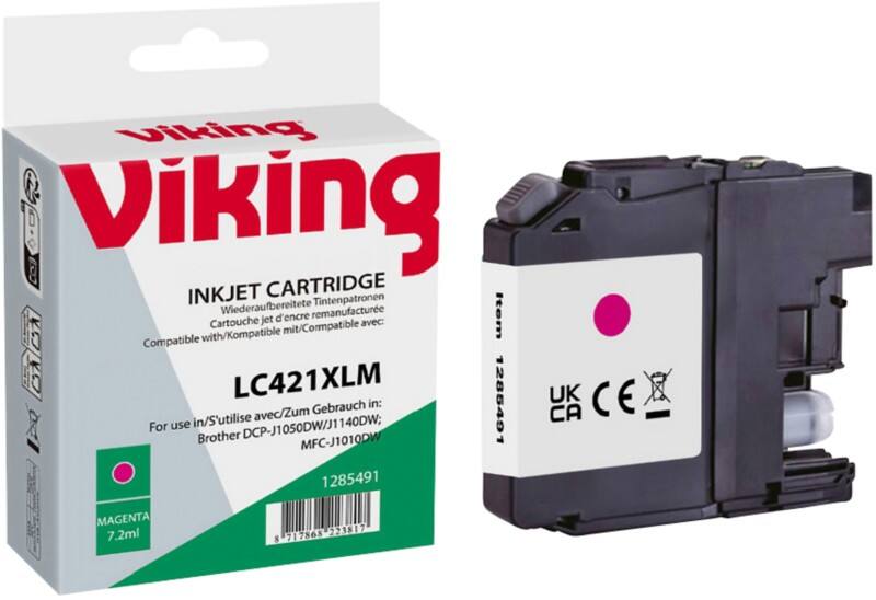 Viking LC-421XLM Compatibel Inktcartridge NB-RLC421XLM Magenta