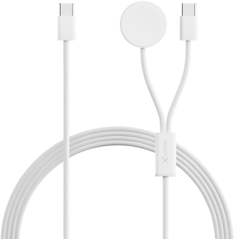 Câble de charge XLayer USB-C Mâle 1,5 m Blanc