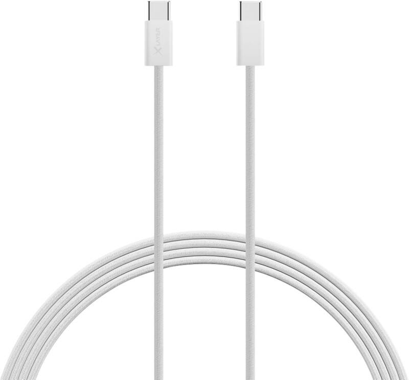 Câble de charge XLayer USB-C Mâle 2 m Blanc