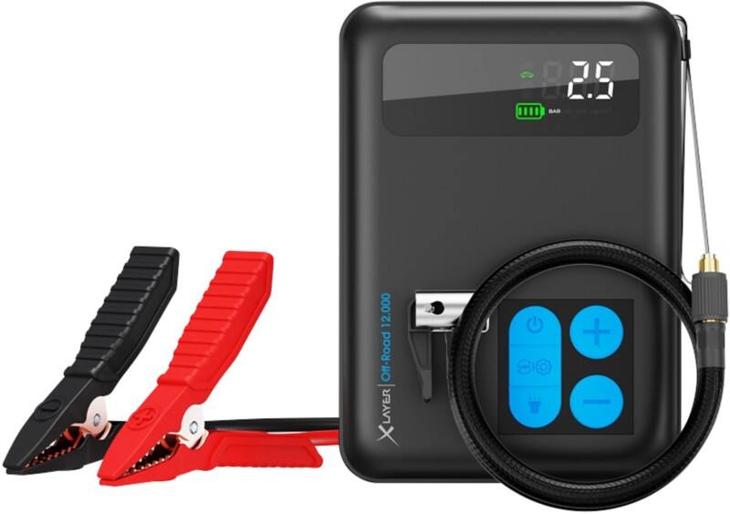 XLayer Powerbank 12.000 mAh Lithium-polymeer (Li-Polymeer) Zwart 220294