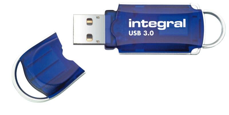 Integral USB-stick 256 GB USB Type-A Blauw, zilver