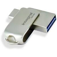 Clé USB Integral 32 Go USB Type-A, USB Type-C Argenté