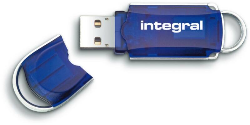Integral USB-stick 64 GB USB Type-A Blauw, zilver 3 stuks