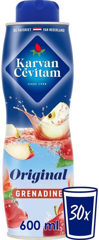 Karvan Cevitam Original Limonadesiroop Grenadine 600 ml
