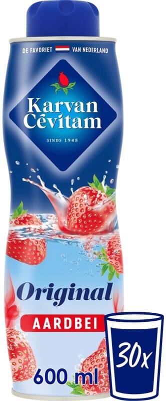 Sirop Karvan Cevitam Original Fraise 600 ml