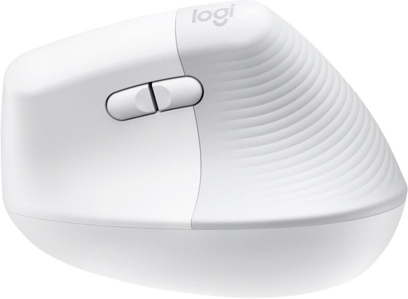 Souris sans fil Logitech Lift Vertical Blanc