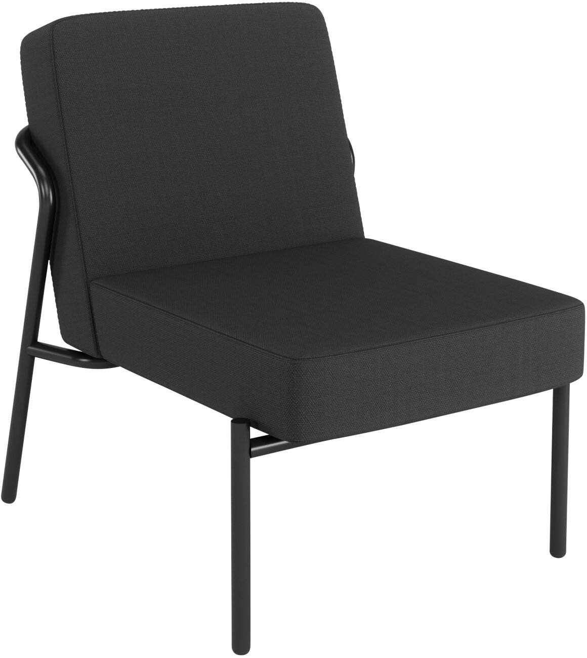 Fauteuil Medso Classic S 580 x 743 x 736 mm Charbon