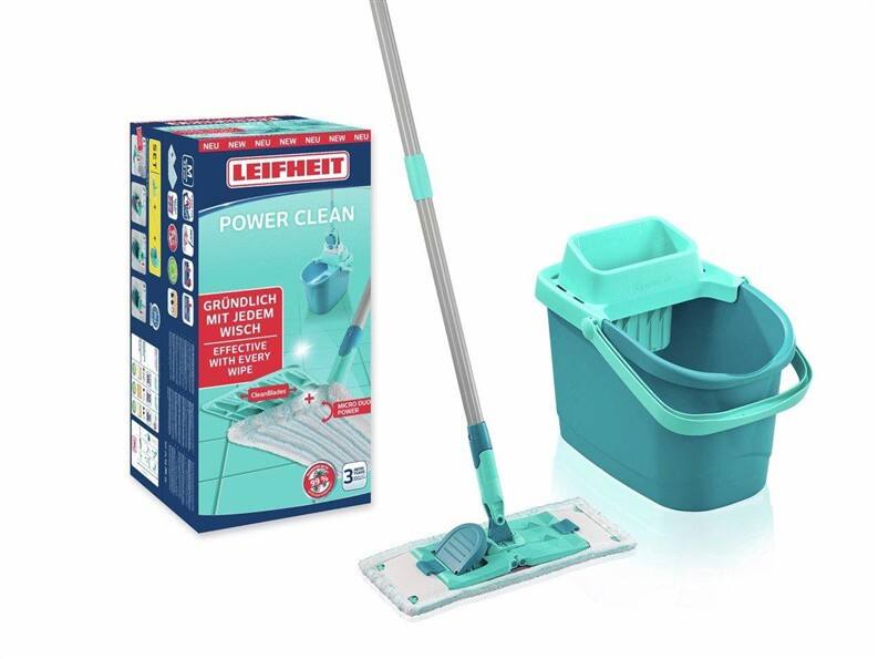 Set de nettoyage LEIFHEIT Power Clean 2,69 x 51,4 x 26 cm Turquoise 2 unités