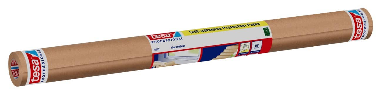 Ruban de papier kraft tesa Professional Autocollant 10 m x 600 mm