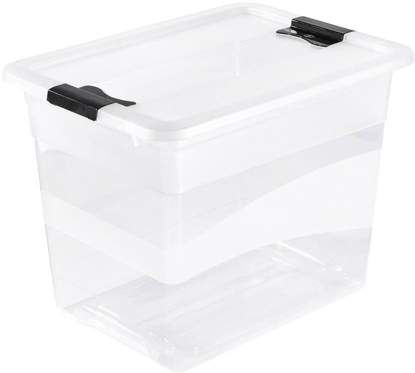 keeeper Cornelia PP (Polypropeen) Opbergdoos 24 L Met deksel Transparant 29,5 x 30 cm