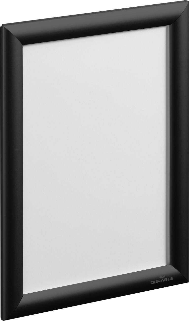 Cadre d'affichage DURABLE A4 Noir Adhésif Aluminium 479601 24 (l) x 1,2 (p) x 32,9 (h) cm