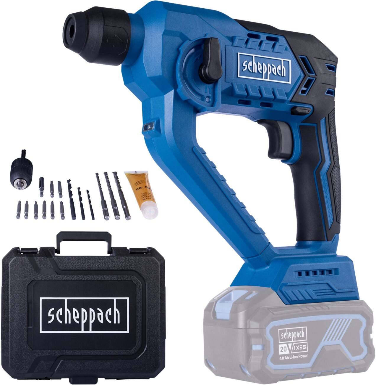 Coffret de forets pour perceuse scheppach IXES 20 V Brossé RHD130-X