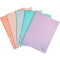 Livre de présentation Exacompta Aquarel A4 20 pochettes Assortiment 20 unités