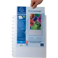 Livre de présentation Exacompta Kreacover A4 40 pochettes Blanc 4 unités