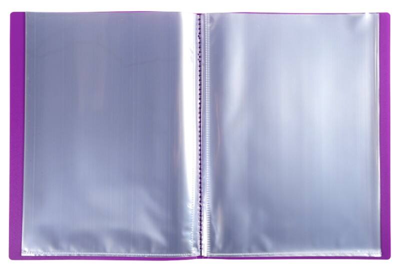 Livre de présentation Exacompta OpaK A4 40 pochettes Violet 10 unités