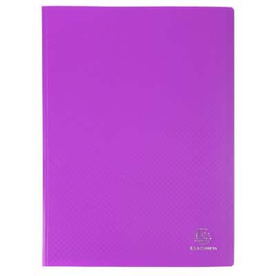 Livre de présentation Exacompta OpaK A4 50 pochettes Violet 10 unités