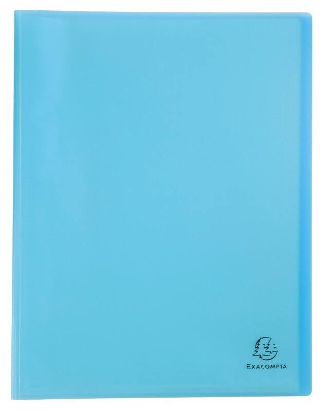 Livre de présentation Exacompta Chromaline Pastel A4 40 pochettes Bleu pastel 10 unités