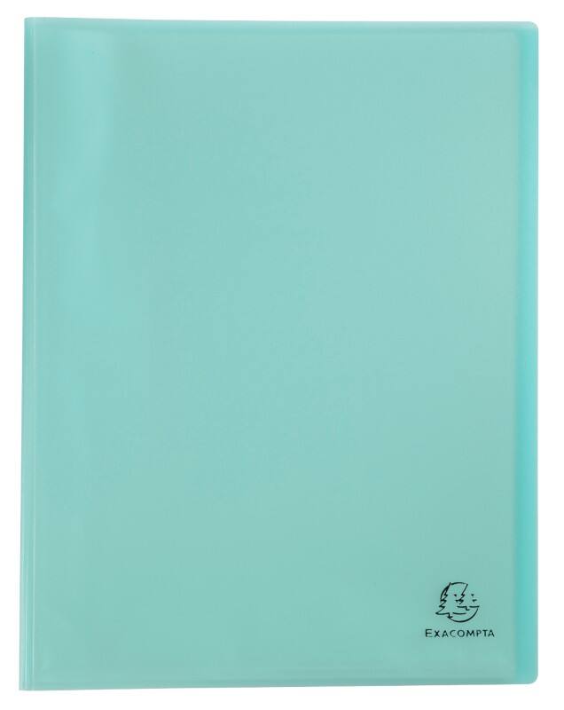 Exacompta Chromaline Pastel Showalbum 40 insteektassen A4 Pastelgroen Pak van 10