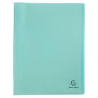 Livre de présentation Exacompta Chromaline Pastel A4 40 pochettes Vert pastel 10 unités