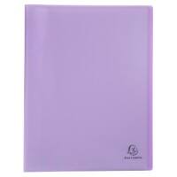 Livre de présentation Exacompta Chromaline Pastel A4 40 pochettes Mauve 10 unités