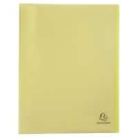 Livre de présentation Exacompta Chromaline Pastel A4 40 pochettes Jaune 10 unités