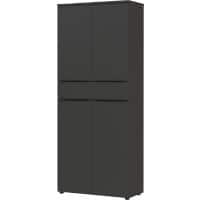 Armoire de classement GERMANIA GW-Mailand Aggloméré 810 x 400 x 1970 mm Graphite