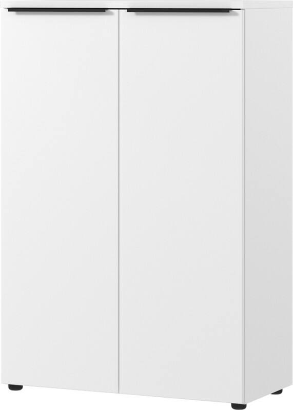 Armoire de classement GERMANIA GW-Mailand Aggloméré 2 Étagères 810 x 400 x 1200 mm Blanc
