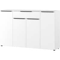 Buffet GERMANIA GW-Mailand Aggloméré 5 étagères 1610 x 400 x 1010 mm Blanc