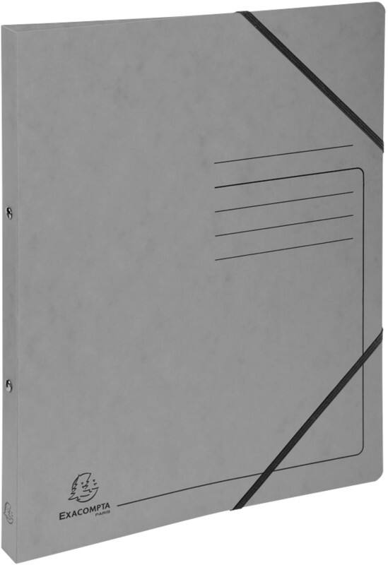 Classeur à anneaux Exacompta Genuine Premium Pressboard 15 mm Carton pressé marbré A4 2 Anneaux Gris 542561E 10 Unités