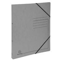 Classeur à anneaux Exacompta Genuine Premium Pressboard 15 mm Carton pressé marbré A4 2 Anneaux Gris 542561E 10 Unités