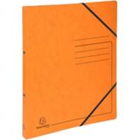 Classeur à anneaux Exacompta Genuine Premium Pressboard 15 mm Carton pressé marbré A4 2 Anneaux Orange 542554E 10 Unités