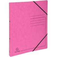 Classeur à anneaux Exacompta Genuine Premium Pressboard 15 mm Carton pressé marbré A4 2 Anneaux Rose 542557E 10 Unités