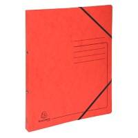 Classeur à anneaux Exacompta Genuine Premium Pressboard 15 mm Carton pressé marbré A4 2 Anneaux Rouge 542555E 10 Unités