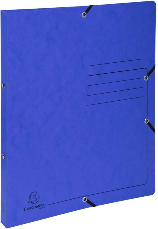 Classeur à anneaux Exacompta Genuine Premium Pressboard 15 mm Carton pressé marbré A4 2 Anneaux Assortiment 542550E 10 Unités