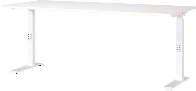 Bureau GERMANIA GW-Mailand Hauteur ajustable C-Pied 1800 (L) x 800 (P) x 910 (H) mm Aggloméré, Métal