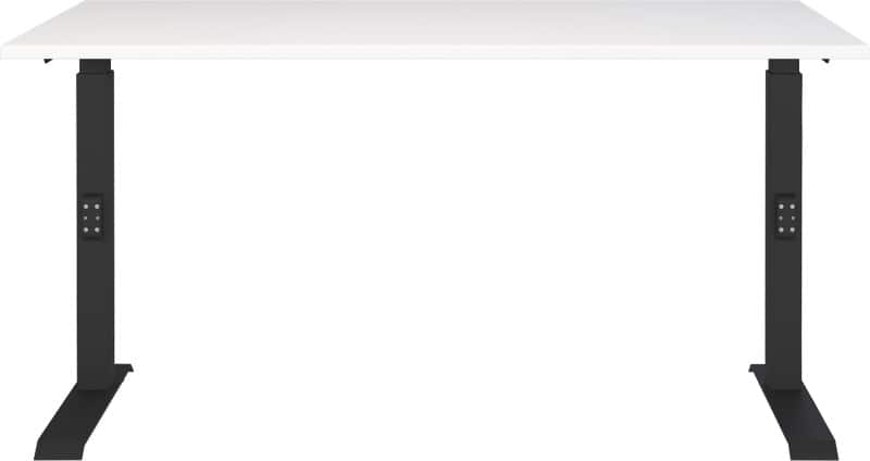 Bureau GERMANIA GW-Mailand Hauteur ajustable C-Pied 1400 (L) x 800 (P) x 910 (H) mm Aggloméré, Métal