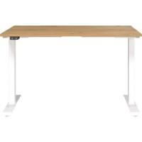 Bureau assis-debout GERMANIA GW-Mailand Hauteur ajustable T-Pied 1200 (L) x 800 (P) x 1200 (H) mm Aggloméré, Métal