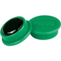 Aimants pour tableau blanc Nobo 1915296 24 mm Rond Vert 10 unités