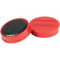 Aimants pour tableau blanc Nobo 1915300 32 mm Rond Rouge 10 unités