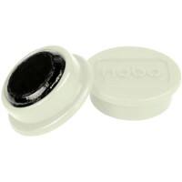 Aimants pour tableau blanc Nobo 1915294 24 mm Rond Blanc 10 unités