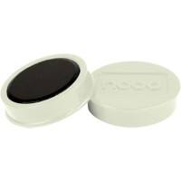 Aimants pour tableau blanc Nobo 1915308 38 mm Rond Blanc 10 unités