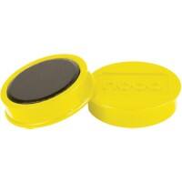 Nobo Whiteboard-magneten Geel 1.5 kg draagkracht 38 mm 10 Stuks